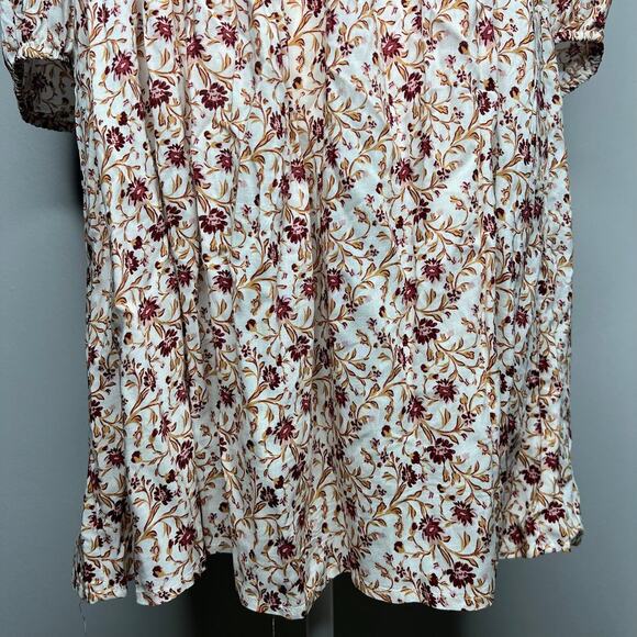 NWT Jane and Delancey Dress Size Small Long Sleeve V-Neck Boho Cottage Prairie - Picture 4 of 11